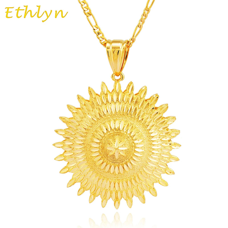 Ethiopian Charm Pendant Habesha Slide Pendant Necklace Jewelry P087