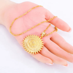 Ethiopian Charm Pendant Habesha Slide Pendant Necklace Jewelry P087