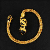 Copper Dragon Pendant Necklaces Prosperity Good Luck Father Days