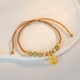 Hetian Jade Pearl Braided Bracelet for Women ASL74