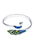 Bohemian Peacock Dripping Oil Bracelet Colorful Design for Party