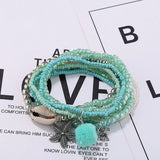 Ethnic Bohemian Tassel Beach Charm Bracelets For Women