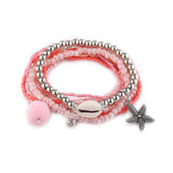 Ethnic Bohemian Tassel Beach Charm Bracelets For Women