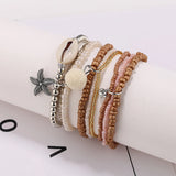 Ethnic Bohemian Tassel Beach Charm Bracelets For Women