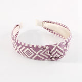 Ethnic Embroidery Geometric Hairband for Women