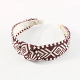 Ethnic Embroidery Geometric Hairband for Women