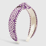 Ethnic Embroidery Geometric Hairband for Women