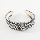 Ethnic Embroidery Geometric Hairband for Women