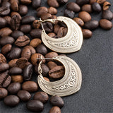 Ethnic Geometric Indian Earrings Vintage Dangle Statement Earrings for Women
