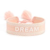 Bohemian Women's Woven Bracelet Retro Cotton Rope Embroidered Tassel Bracelet