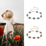 Ethnic Turquoise Buckle Waist Belt for Women