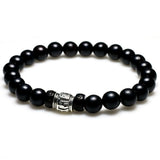 Ebony Wood Om Mani Padme Hum Tibetan Bracelet