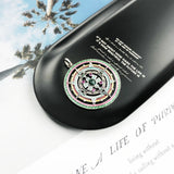 Ethnic Amulet Pendant, Spring Jewelry 925 Sterling Silver, Bohemia Gift