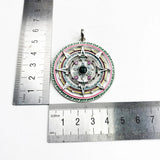 Ethnic Amulet Pendant, Spring Jewelry 925 Sterling Silver, Bohemia Gift