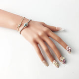 Ethnic Snake Beads Charm Bead, Silver