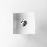 Ethnic Snake Beads Charm Bead, Silver