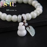 Burmese Jadeite Bead Lucky Bracelet
