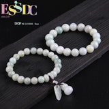 Burmese Jadeite Bead Lucky Bracelet