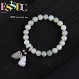 Burmese Jadeite Bead Lucky Bracelet