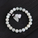 Burmese Jadeite Bead Lucky Bracelet