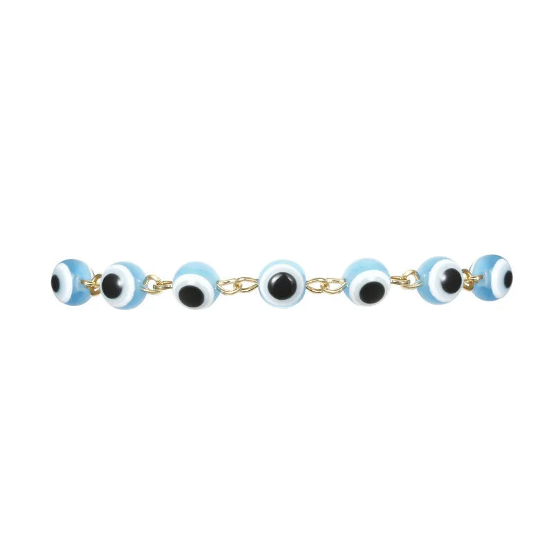 Ethnic Style Eye Shell Beaded Bracelet Soft Pottery Female Bracelet