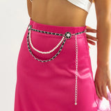 Ethnic Style Pearl Waist Chain Sexy Body Chain