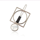 Ethnic Style Light Yellow Geometric Hair Jewelry for Women