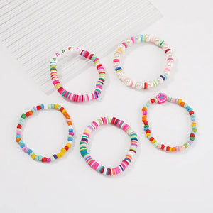 Custom Ethnic Style Beaded Bracelet Set