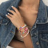 Custom Ethnic Style Beaded Bracelet Set