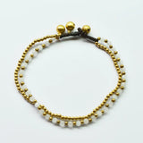 Bohemian Style Turquoise Copper Bead Anklets
