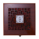 Ethnic Style Wooden Jewelry Box Display Cabinet for Necklace Bracelet