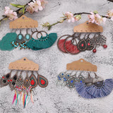 Boho Vintage Metal Tassel Earrings Sets for Women