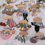 Boho Vintage Metal Tassel Earrings Sets for Women
