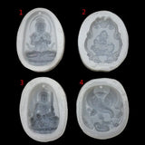 Resin Casting Silicone Molds for DIY Crafts - Floral Jade Pendant