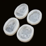 Resin Casting Silicone Molds for DIY Crafts - Floral Jade Pendant