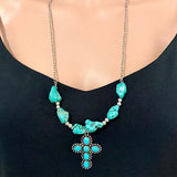 Ethnic Turquoise Cow Tauren Necklace - Tribe Jewelry