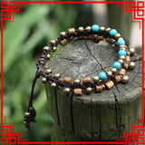 Peacock Women Green Stones Anklets Chains