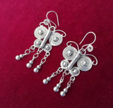 Ethnic Butterfly Shape Tassel Earrings for Women