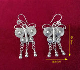 Ethnic Butterfly Shape Tassel Earrings for Women