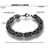 Ethnic Retro Bracelet Chain Punk Stainless Steel Thick
