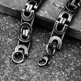 Ethnic Retro Bracelet Chain Punk Stainless Steel Thick