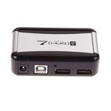 7-Port USB 2.0 Hub with Multi-Socket Power Supply Slot