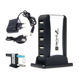 7-Port USB 2.0 Hub with Multi-Socket Power Supply Slot