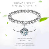 12mm Tree of Life Beaded Bracelet Volcanic Stone Aroma Diffuser Bracelet