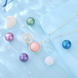 18mm Harmony Ball Flower Cage Pendant Necklace for Girlfriend