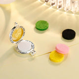 Aromatherapy Diffuser Necklace for Mom - Holds Pictures - X54G20