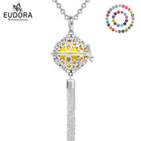 20mm Harmony Chime Flower bell Tassel Necklace for Pregnant Women