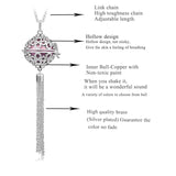 20mm Harmony Chime Flower bell Tassel Necklace for Pregnant Women