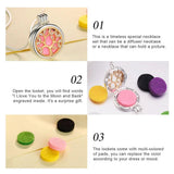 20mm Tree of Life Anchor Aromatherapy Necklace Essential Oils Diffuser Pendant