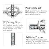 Eudora 925 Silver Lady Pendant Necklace Jewelry Crystal Cross Necklace